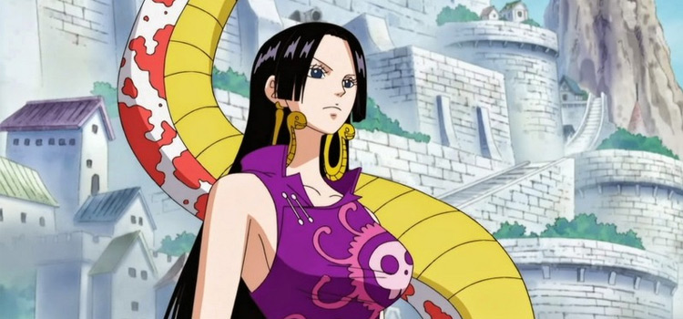 Boa Hancock warrior in One Piece - Anime Screenshot