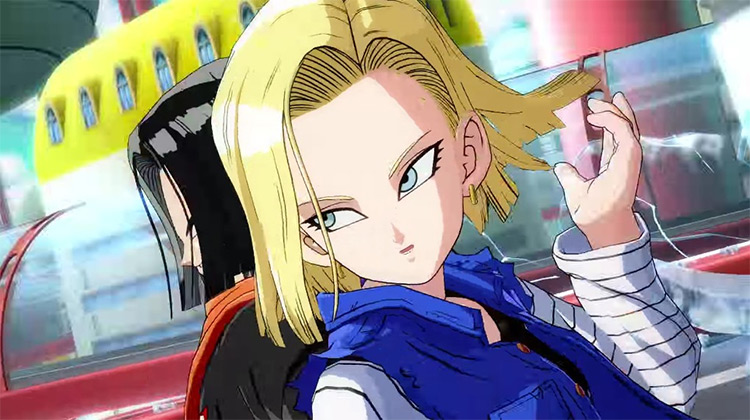 Android 18 Dragon Ball Z anime screenshot