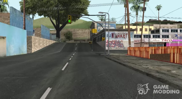 gta sa hd roads