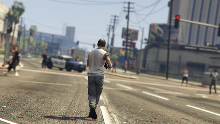 Pedestrian Riot mod for GTA5