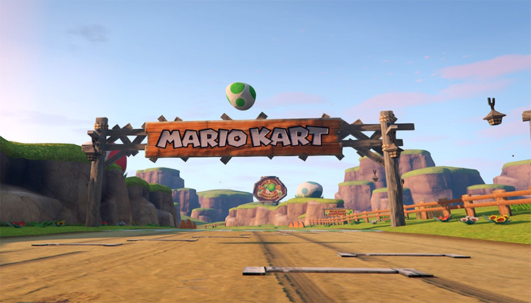 Mario Kart 8 modded into GTA5