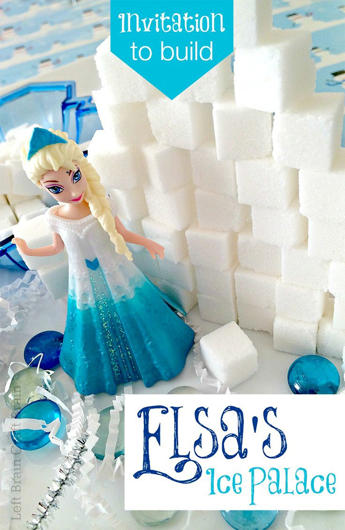 Elsa ice palace diy
