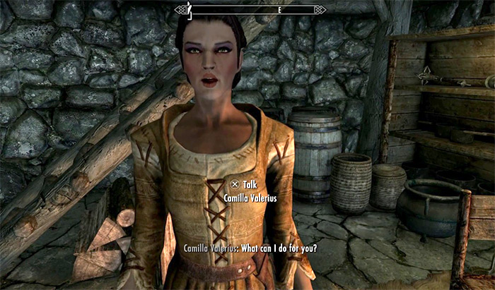 Camilla Valerius skyrim wife