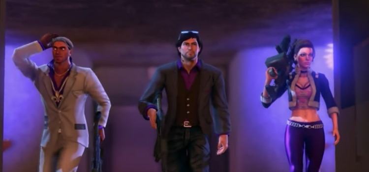 Saints Row Third cast cutscene