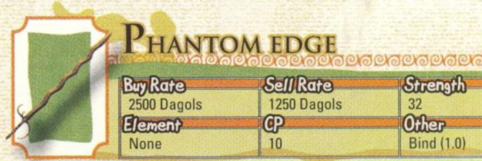 Phantom Edge sword Radiata