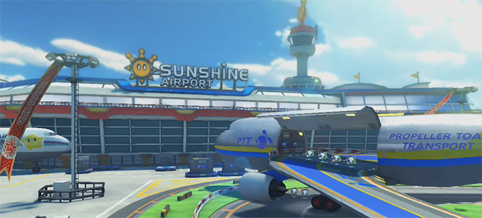 Sunshine Airport preview Mario Kart 8