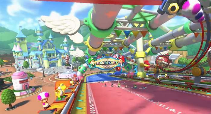 Baby Park screenshot from Mario Kart 8