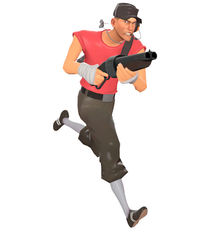 Scout model from TF2