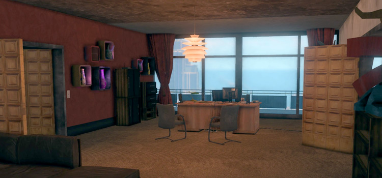 Interior screenshot - Saints Row HQ crib