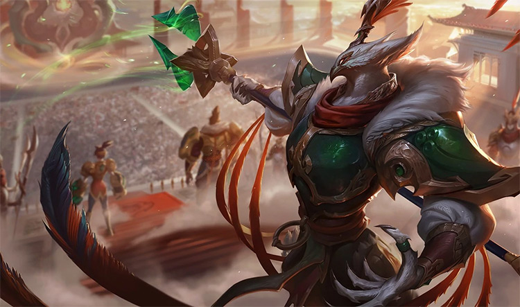 Warring Kingdoms Azir Skin Splash