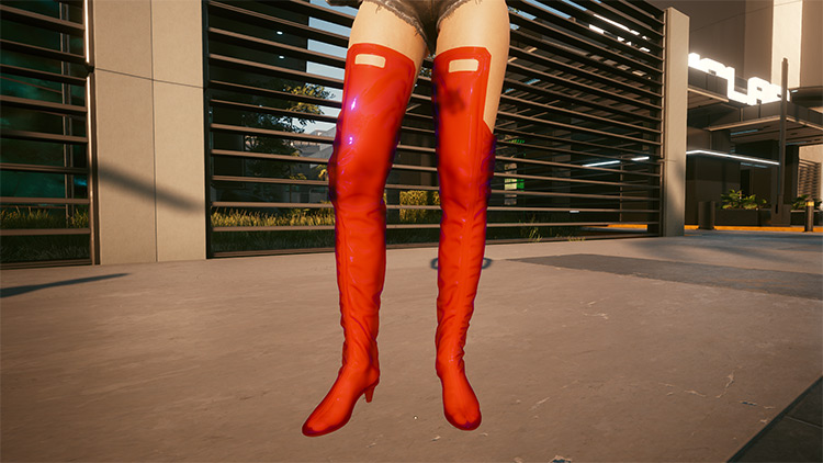 Boots Above Knee Mod for Cyberpunk 2077