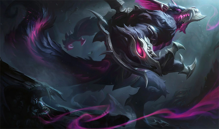 Old God Warwick Skin Splash Art / LoL