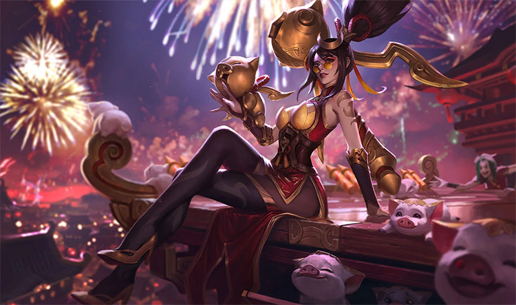 Firecracker Vayne LoL Skin Splash