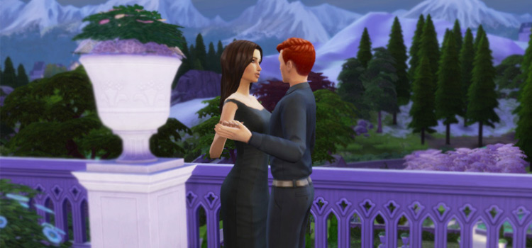 Sims 4 dancing date night pose