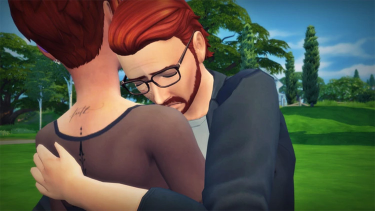 Hug it Out Poses by ashes2ashes / The Sims 4