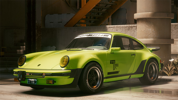 Porsche 911 Turbo Custom Paint Jobs Mod / Cyberpunk 2077