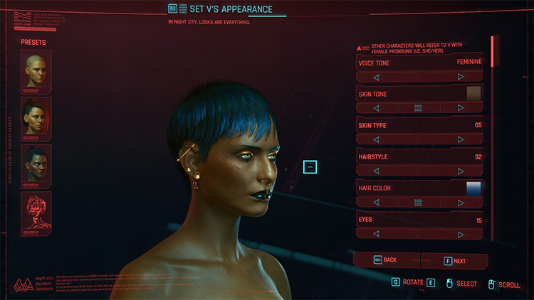 More Hairstyles / Cyberpunk 2077 Mod