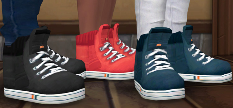 Sims 4 CC The Best High Top Sneakers All Free FandomSpot