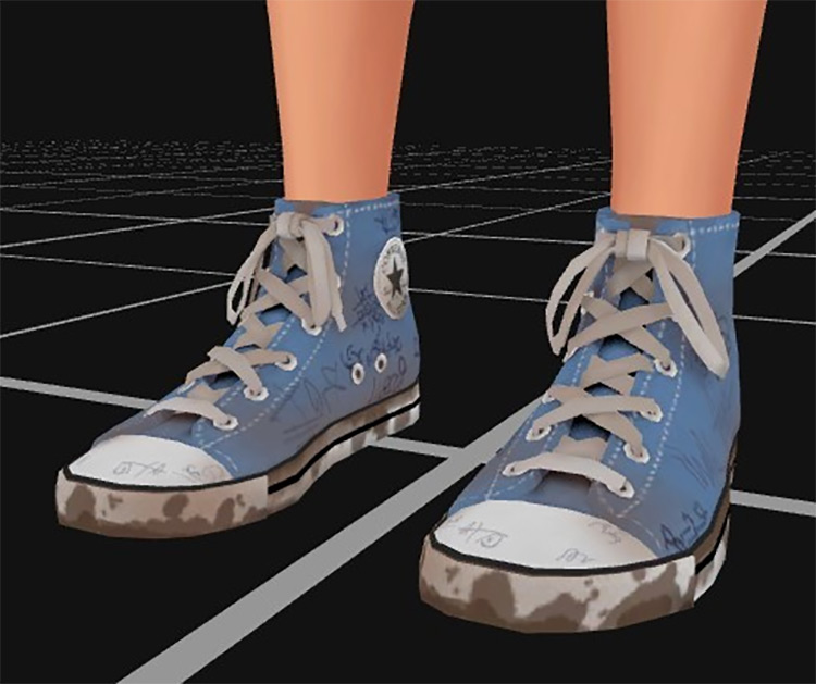 Dirty and Drawn-on Shoes / TS4 CC