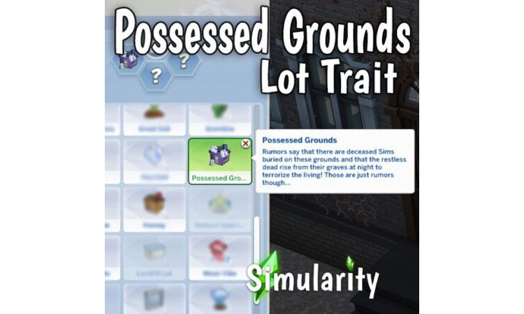 list of lot traits sims 4