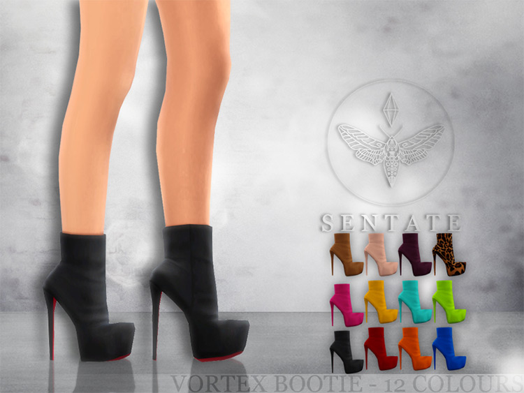 Vortex Bootie CC for The Sims 4