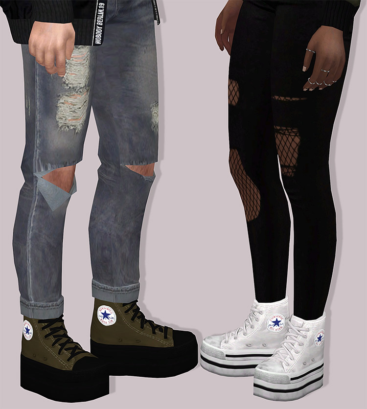 Sims 4 Platform Shoes CC  The Ultimate Collection   FandomSpot - 86