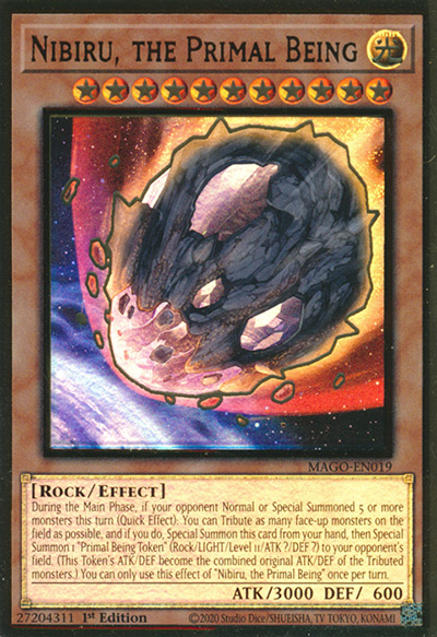 Nibiru, the Primal Being YGO Card