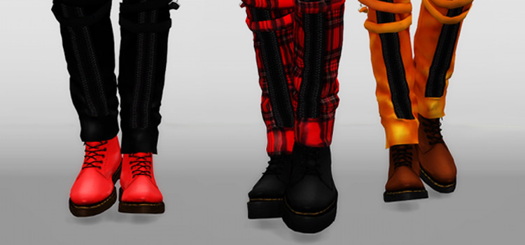 Sims 4 Dr. Martens Shoes Preview