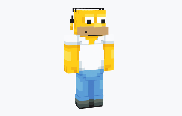 Homer Simpson Minecraft Skin