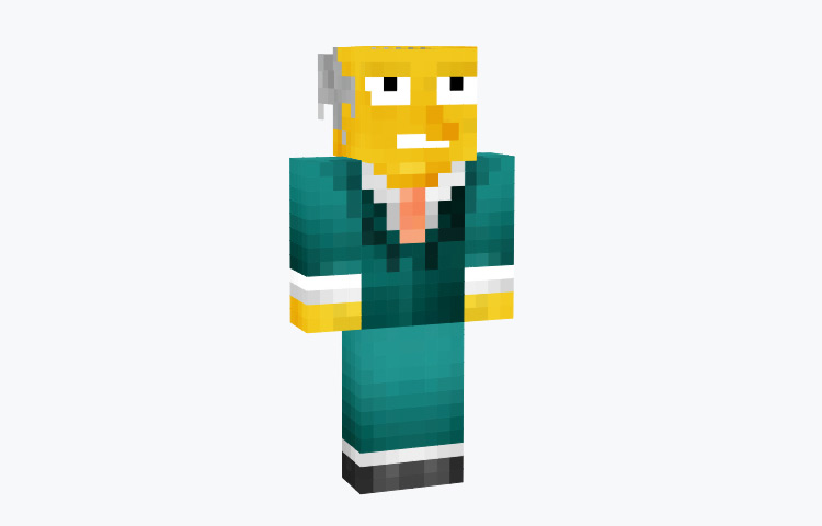 Mr. Burns Minecraft Skin