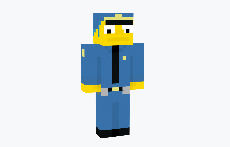 Chief Wiggum Minecraft Skin preview