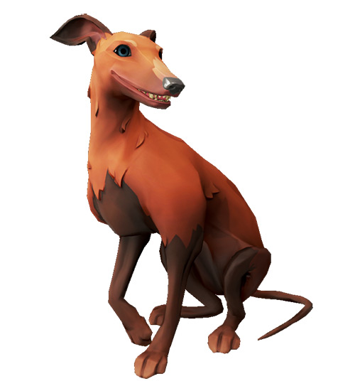 Redback Whippet Dog / Sea of Thieves