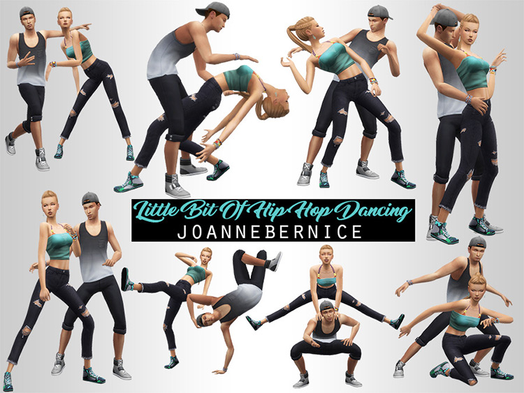 Little Bit of Hip-Hop Dancing by Joannebernice for The Sims 4