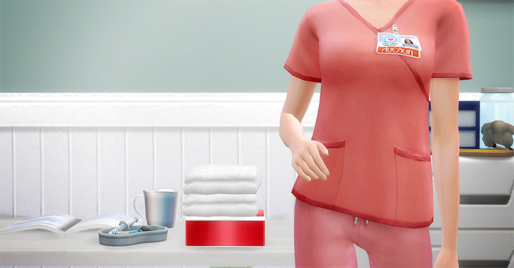 Med School Scrubs / Sims 4 CC