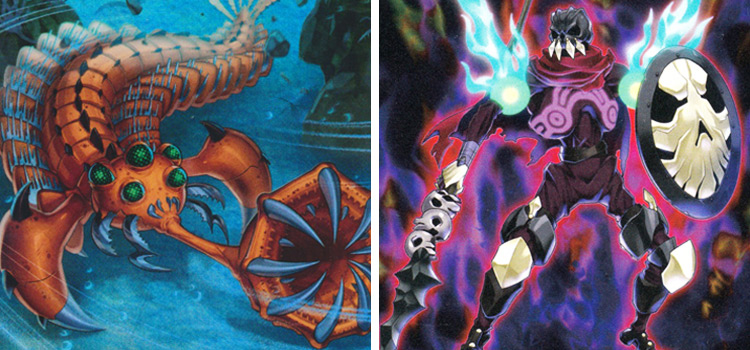 Paleozoic Opabinia & Phantom Knights Cursed Javelin YGO