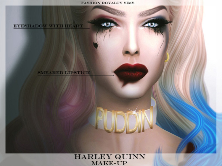 Sims 4 Harley Quinn CC  Hair  Clothes  Makeup   More   FandomSpot - 21