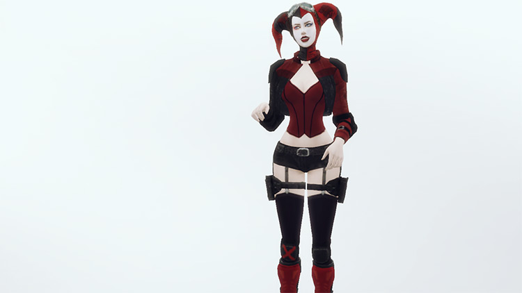 Sims 4 Harley Quinn CC  Hair  Clothes  Makeup   More   FandomSpot - 20