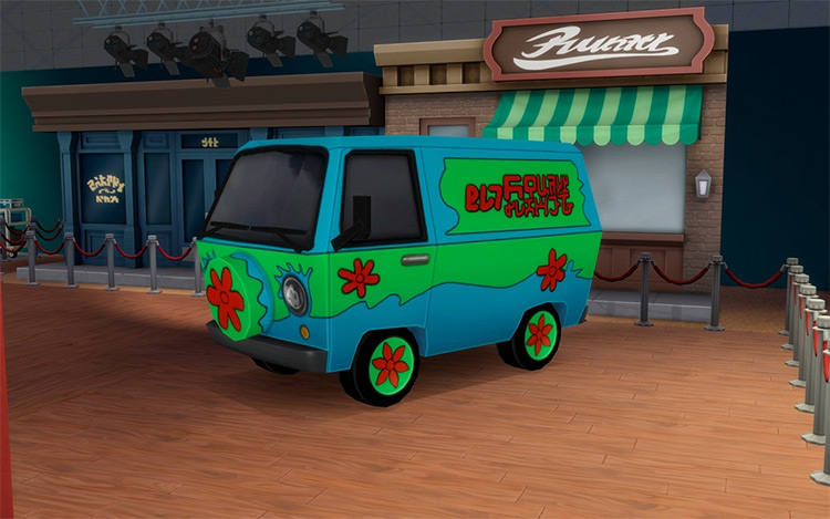 The Mystery Machine in Simlish / TS4 CC