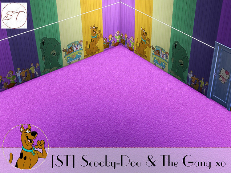 Scooby-Doo & The Gang Wallpaper for The Sims 4