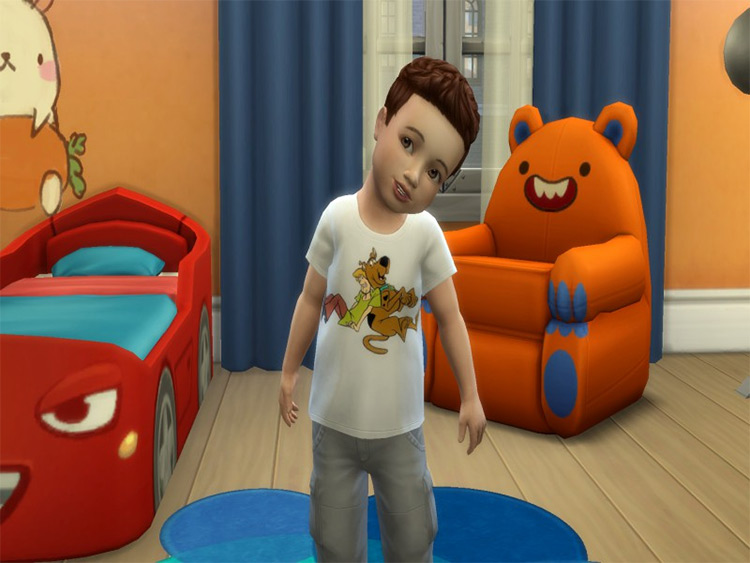 Scooby-Doo Toddler Shirt / TS4 CC