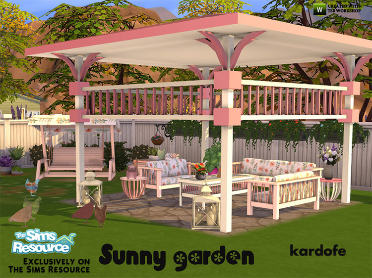 Sims 4 Patio Furniture CC  The Ultimate Collection   FandomSpot - 55