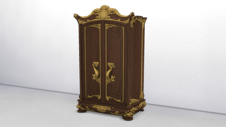 Antique Wardrobe / Sims 4 CC