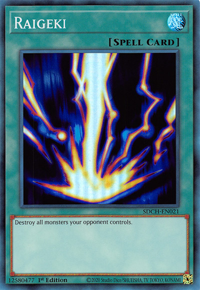 Raigeki Yu-Gi-Oh Card