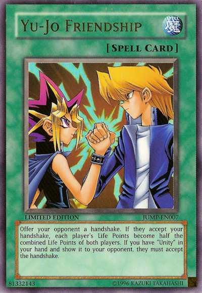Yu-Jo Friendship Yu-Gi-Oh Card