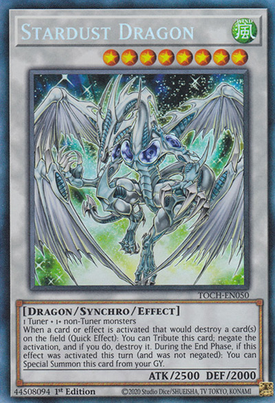 Stardust Dragon (Original Art) YGO Card