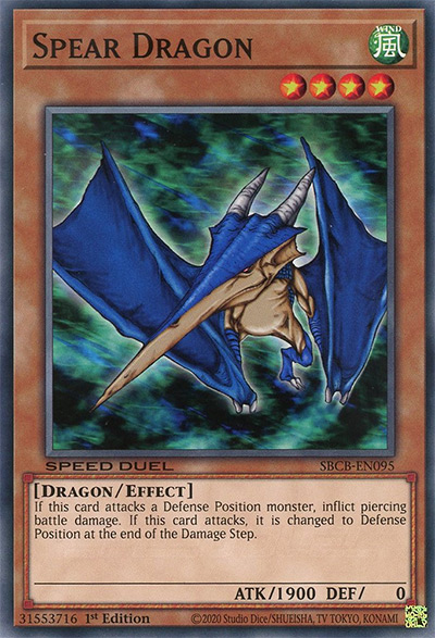 Spear Dragon Yu-Gi-Oh Card