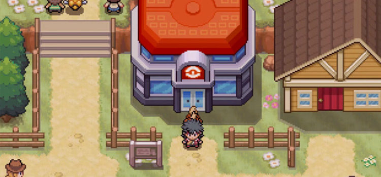Pokemon Phoenix Rising ROMHack Pokecenter Screenshot