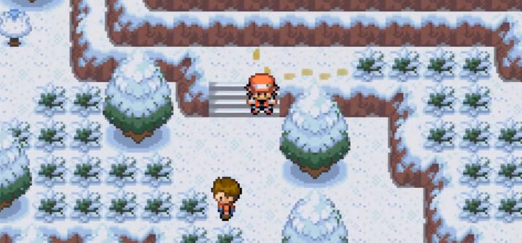 Pokemon Clover Snow Route Screenshot