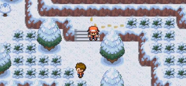 Pokemon Clover Snow Route Screenshot