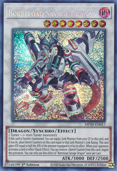 Borreload Savage Dragon YGO Card